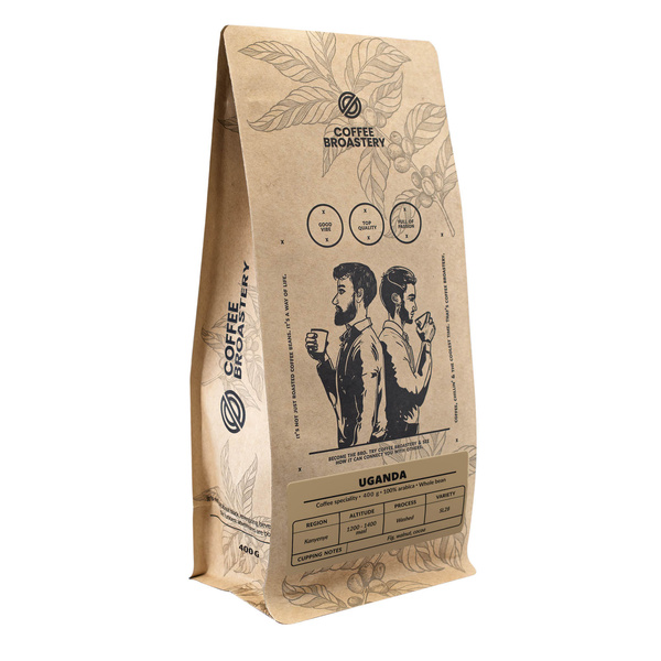 Bro Coffee Roastery - Café en grains Uganda Kanyenye Spécialité 400 g