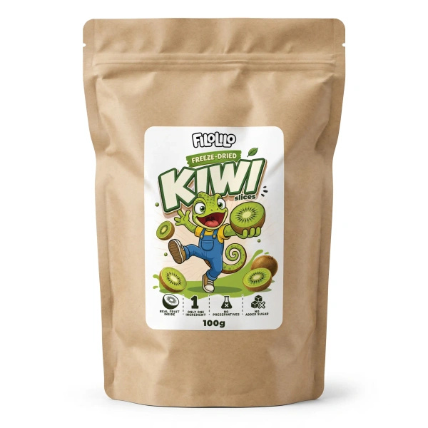 FiloLilo – Kiwi lyophilisé en tranches 100 g