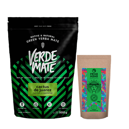 Yerba Maté Verde Mate 500g + Guayusa 100g