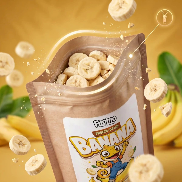 FiloLilo – Bananes lyophilisées en tranches 20 g