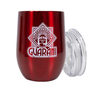 TermoLid – tasse isotherme pour yerba maté avec couvercle – Guarani (rouge) – 350 ml