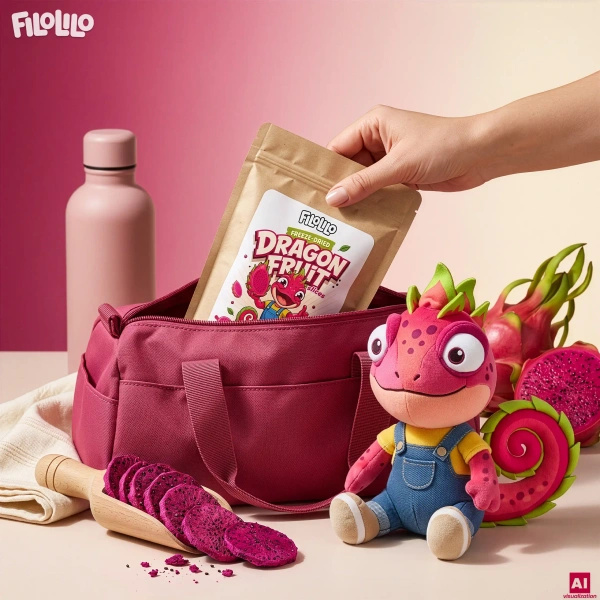 FiloLilo – Fruit du dragon lyophilisé en tranches 100 g