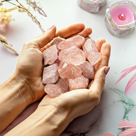 Quartz rose (pierre brute) 50 g