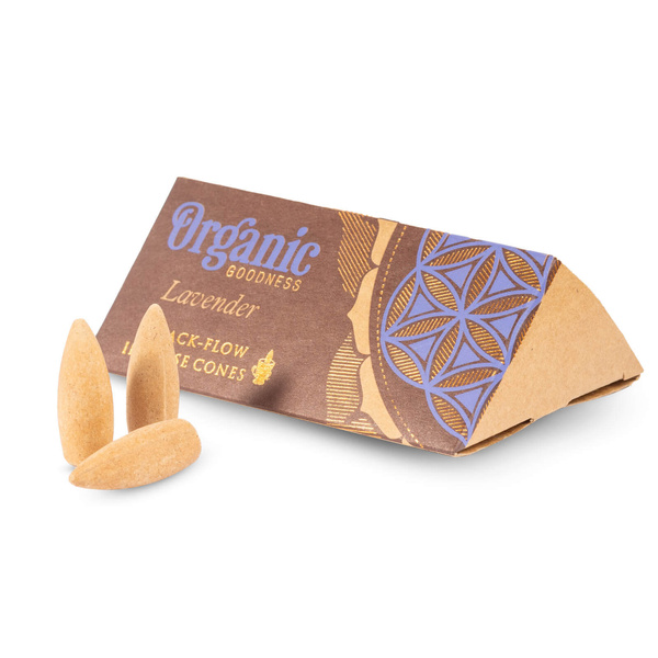 Cônes d'encens Organic Goodness – lavande (12 pièces)
