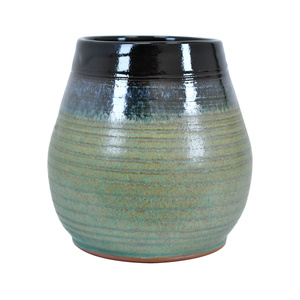 Calebasse en céramique Niebla (noir-vert) 300 ml – Série Crater
