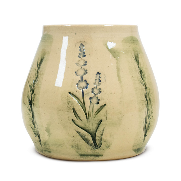 Calebasse en céramique Flora Green 300 ml – Série Crater