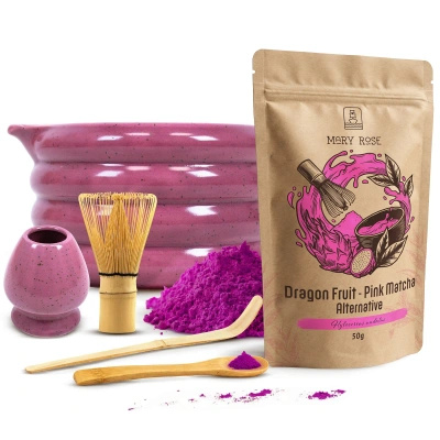 Coffret pour préparer la Pink Matcha