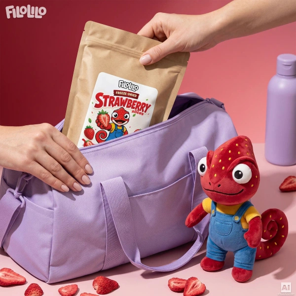 FiloLilo – Fraises lyophilisées en tranches 100 g