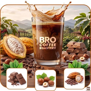 Bro Coffee Roastery – Café en grains Crema Rumba 1 kg