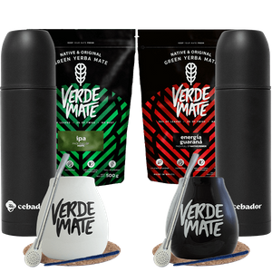 Set Yerba Mate Yerbomos bombilla pour deux 1kg