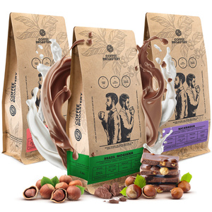 Coffret de cafés Bro Coffee Roastery Costa Rica San Rafael + Nicaragua Colibrí Azul + Brazil Samba 3x1kg (3kg)