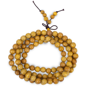 Bracelet Mala en bois de santal (108 perles)