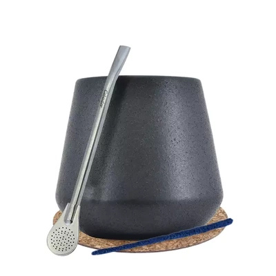 Ensemble d'accessoires Yerba Mate Matero Bombilla 19 cm