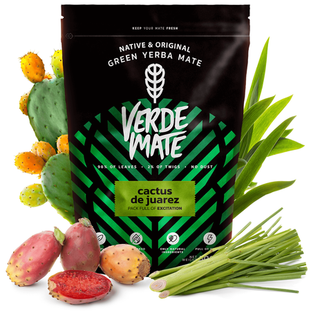 Yerba Mate Set Verde Mate Herbal Energy 500g + Verde Mate Cactus de juarez 500g