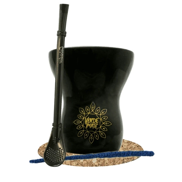 Set d'Accessoires pour Maté : Calebasse + Bombilla