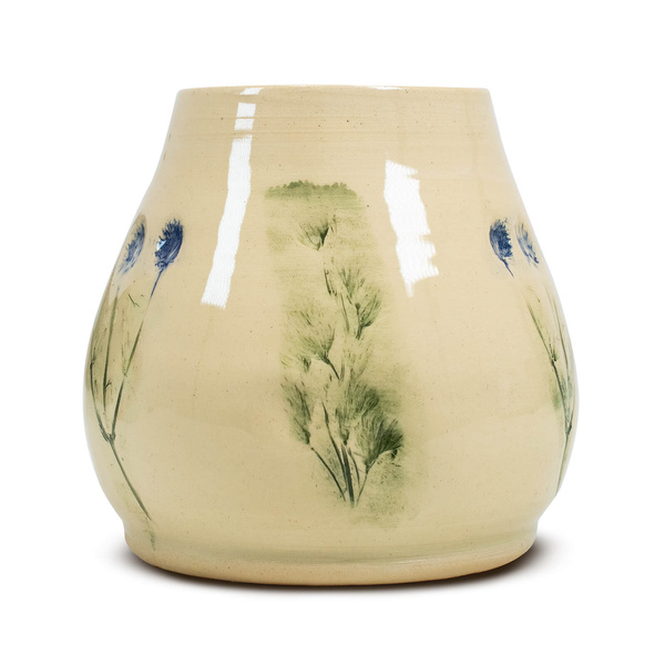 Calebasse en céramique Flora Blue 300 ml – Série Crater