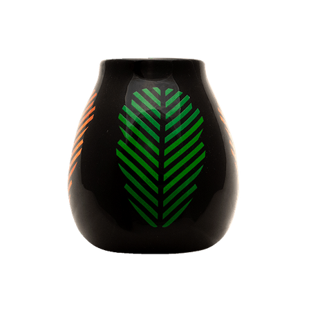 Calebasse en céramique avec logo Samba - 350 ml