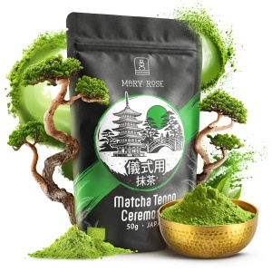 Mary Rose – Thé vert Matcha Tenno japonais (BIO) Cérémoniel 50 g