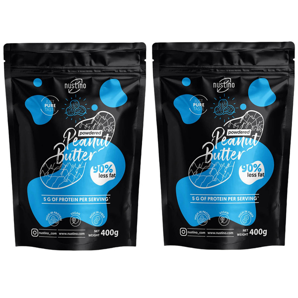 Lot de 2x Beurre de Cacahuète en Poudre Nustino