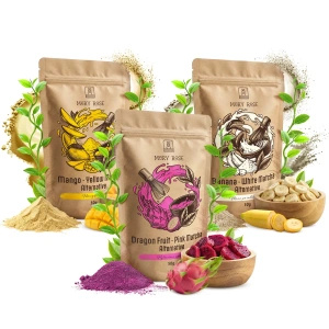 Coffret de matchas colorés : Yellow Matcha + Pink Matcha + White Matcha