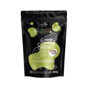 Coffret cadeau de beurre de cacahuète en poudre Nustino : Pure + Chocolate + Pistachio & Chocolate 3x400g