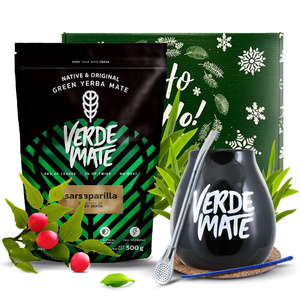 Ensemble de cadeaux Yerba Maté Verde Mate Sarsaparilla 0,5kg