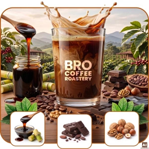 Bro Coffee Roastery – Café en grains Pure Crema 400 g