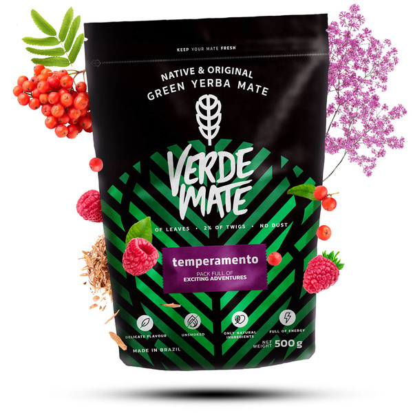 Yerba Verde Mate Katuava Temperamento 1kg set pour deux