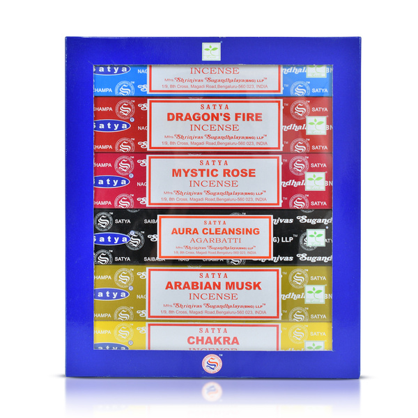 Coffret Cadeau – Bâtonnets d'Encens Satya MIX