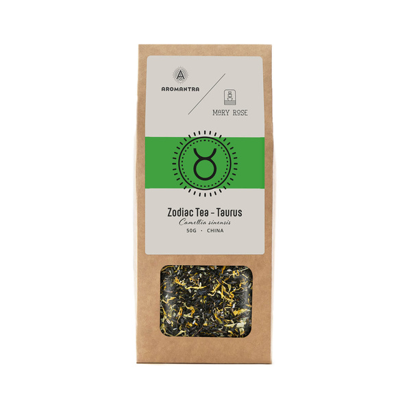 Aromantra x Mary Rose – Thé de l’horoscope – Taureau – Thé noir – 50 g