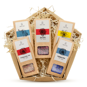 Coffret cadeau : fleurs comestibles séchées de Mary Rose