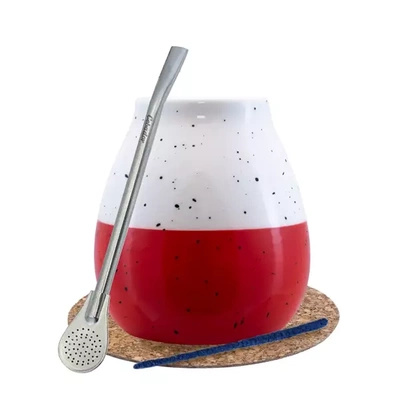 Kit de démarrage Yerba Mate LARGE KALABASH bombilla