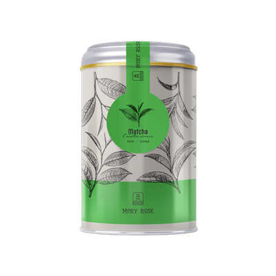 Mary Rose – Thé vert Matcha chinois (en boîte métallique) 100 g