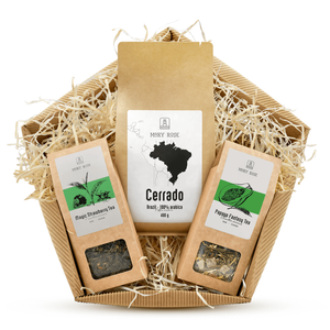 Coffret cadeau : thés et café de Mary Rose