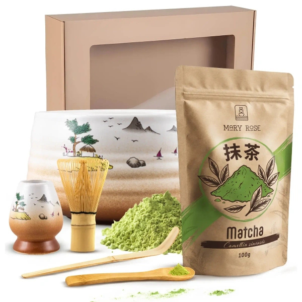 Set cadeau pour l'infusion de thé Matcha