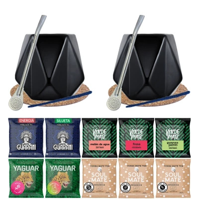 Set pour Deux Bombilla une calebasse 10x50g