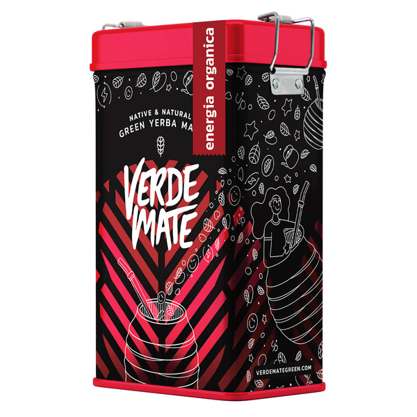 Yerbera – Boîte en métal + Verde Mate Green Energia Organica 0,5 kg