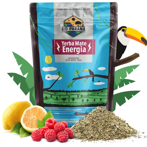 Yerba Maté Rio Parana Set POUR DEUX Calebasse Bombilla 1000g