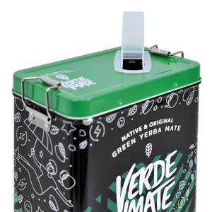 Yerbera – Boîte en métal + Verde Mate Green Organica 0,5 kg
