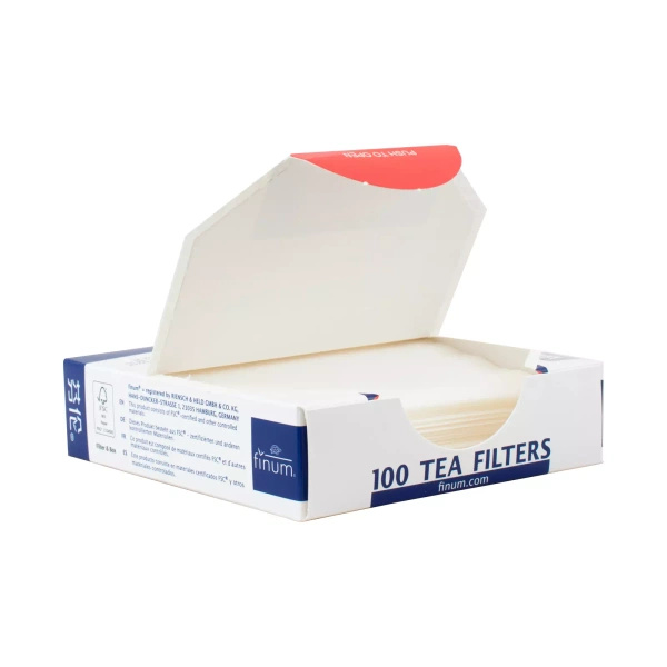 Filtres à thé en papier (100 pièces) avec un bâtonnet
