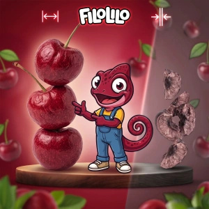FiloLilo – Cerises lyophilisées entières dénoyautées 20 g