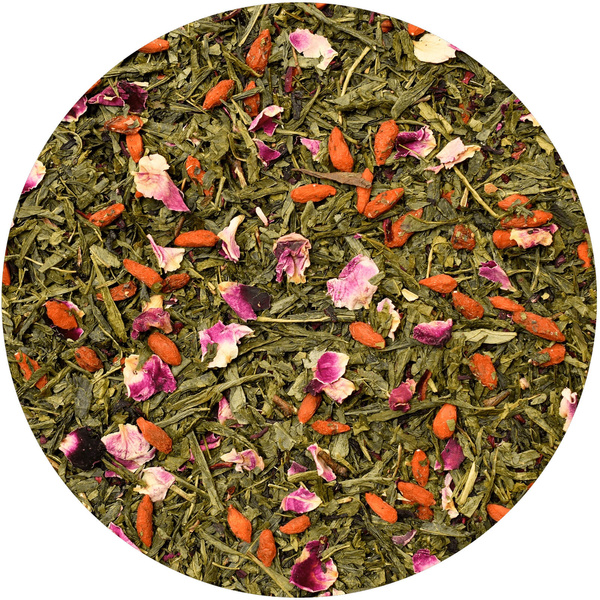 Coffret cadeau – panier gourmand: thé + douceurs + accessoires