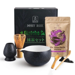 Coffret cadeau pour préparer la Purple Matcha