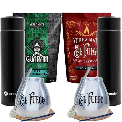 Set de Maté pour deux 2x0.5kg Thermos