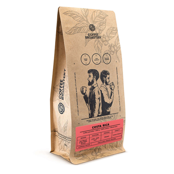Bro Coffee Roastery – Café en grains Costa Rica San Rafael Speciality 1 kg