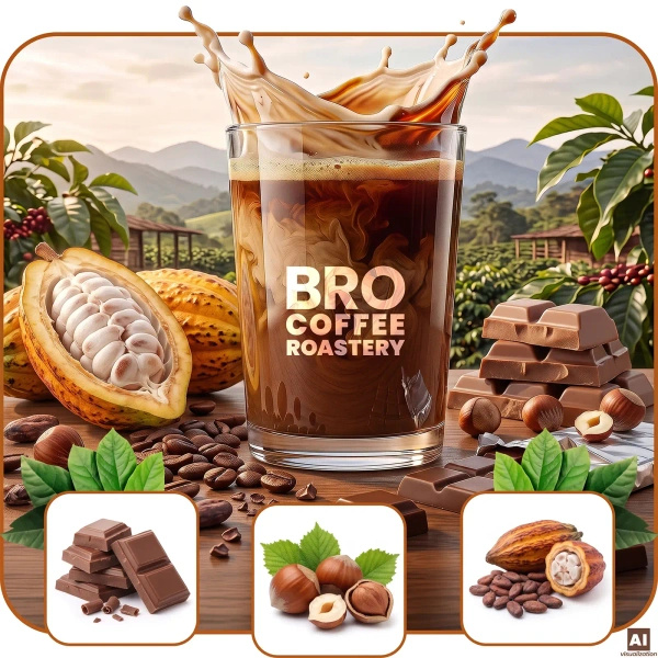 Bro Coffee Roastery – Café en grains Crema Rumba 1 kg