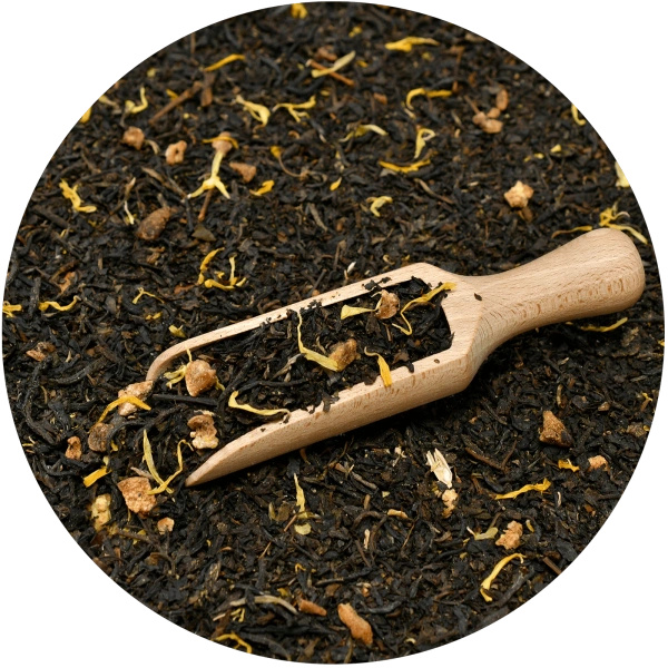 Coffret cadeau de thés en feuilles Mary Rose : différentes saveurs 6x50g