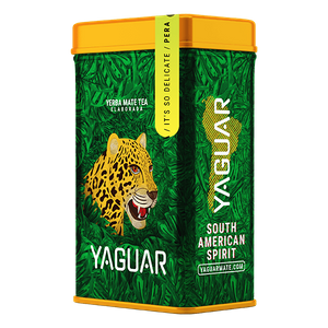 Yerba Mate Yaguar Pera 0.5kg en boîte