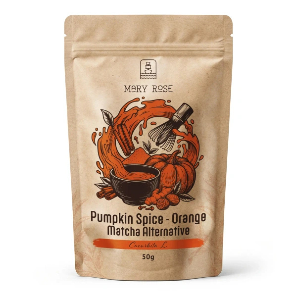 Mary Rose – Orange Matcha Alternative – Pumpkin Spice (poudre) 50 g