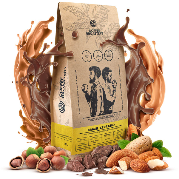 Bro Coffee Roastery – Café en grains Brazil Cerrado Premium 1 kg